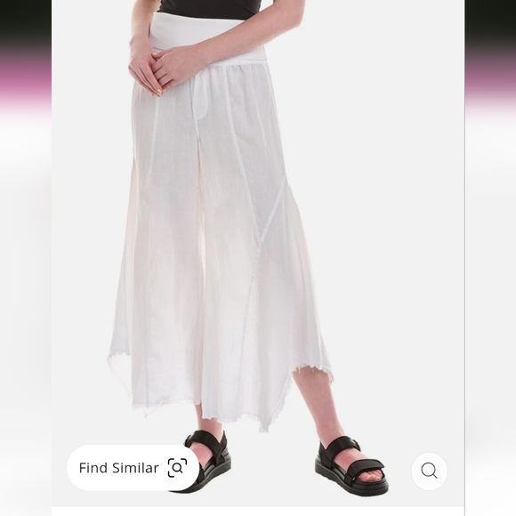 XCVI Pants - XCVI Selfina Wide Leg Pant in White Size XL